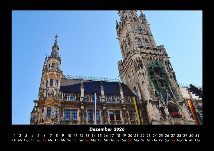 Produktbild: St&auml;dte aus Bayern 2026 Fotokalender DIN A3