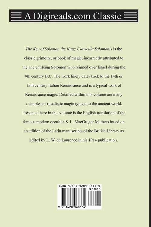 Produktbild: The Key of Solomon the King