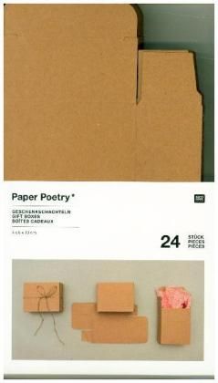 Produktbild: Adventskalender Boxen Kraftpapier, 24 St&uuml;ck