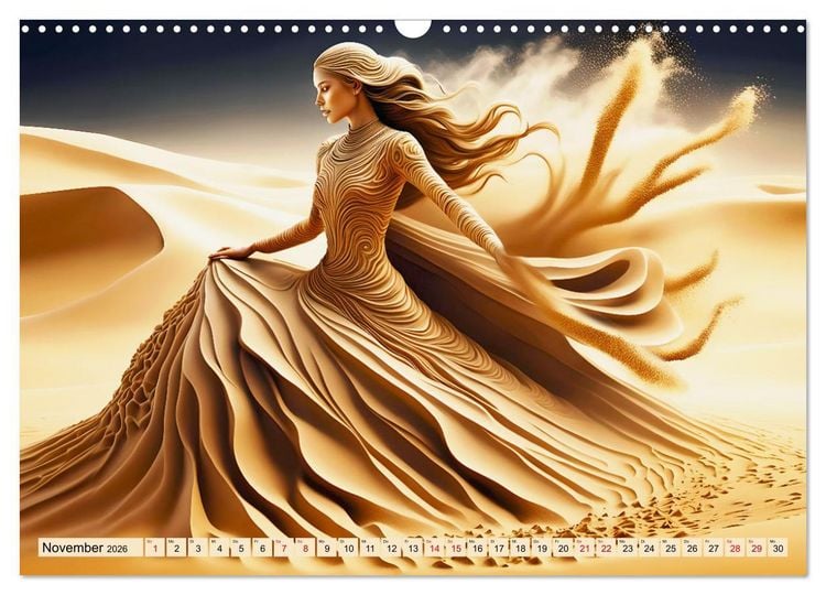 Produktbild: Sandige Visionen (Wandkalender 2026 DIN A3 quer), CALVENDO Monatskalender