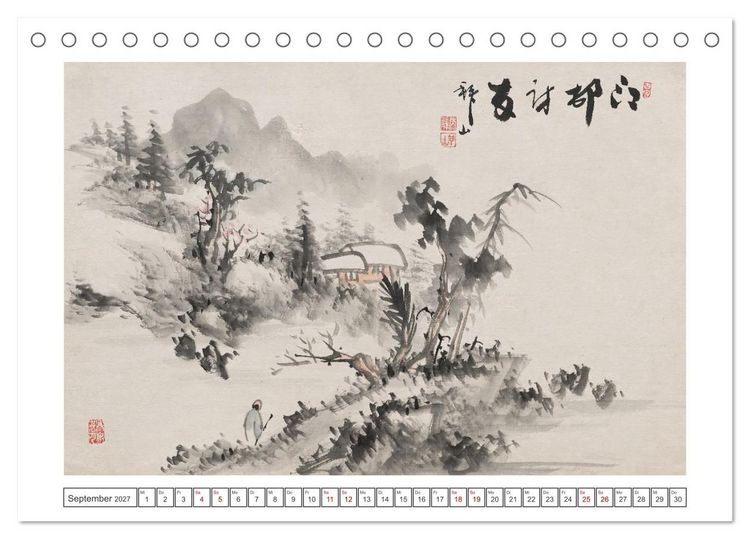 Produktbild: Yoshitsugu Haizan (Tischkalender 2027 DIN A5 quer), CALVENDO Monatskalender