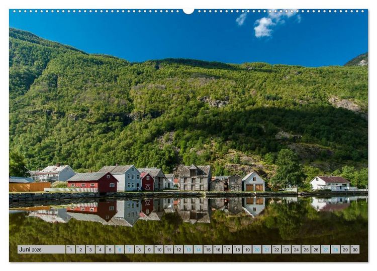 Produktbild: Sommer in Norwegen (Wandkalender 2026 DIN A2 quer), CALVENDO Monatskalender