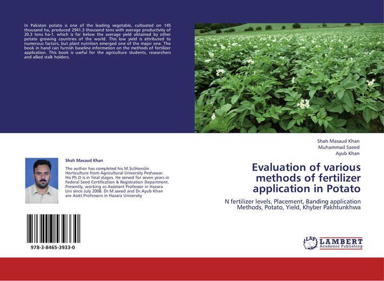 Produktbild: Evaluation of various methods of fertilizer application in Potato