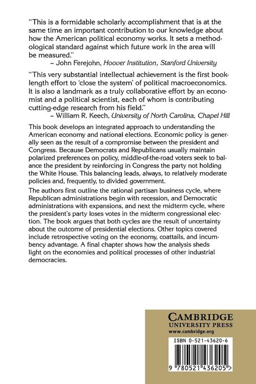 Produktbild: Partisan Politics, Divided Government, and the Economy
