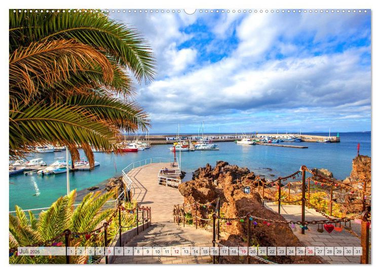 Produktbild: Urlaubsparadies Lanzarote (Wandkalender 2026 DIN A2 quer), CALVENDO Monatskalender
