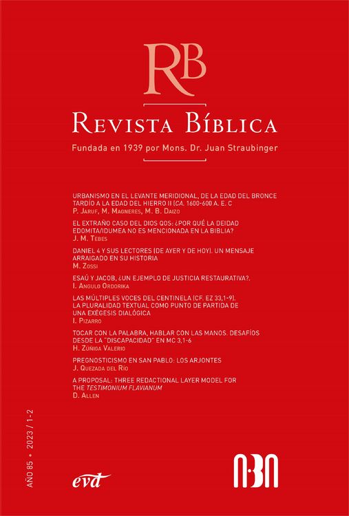 Produktbild: Revista B&iacute;blica 2023/1-2 - A&ntilde;o 85