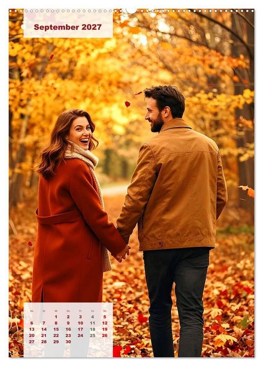 Produktbild: Herzen im Einklang &ndash; LOVERS EDITION (hochwertiger Premium Wandkalender 2027 DIN A2 hoch), Kunstdruck in Hochglanz