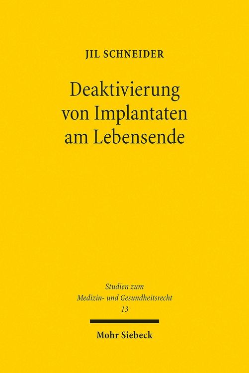 Produktbild: Deaktivierung von Implantaten am Lebensende