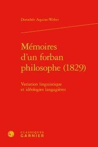 Produktbild: M&eacute;moires d'un forban philosophe (1829) variation linguistique et