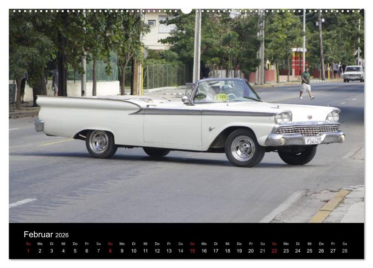 Produktbild: Oldtimertr&auml;ume auf KUBA (Wandkalender 2026 DIN A2 quer), CALVENDO Monatskalender