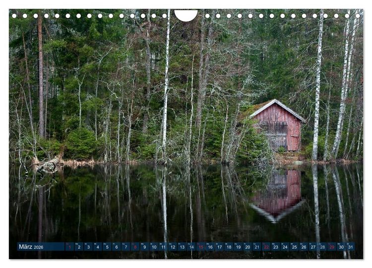 Produktbild: Suomi &ndash; Finnland (Wandkalender 2026 DIN A4 quer), CALVENDO Monatskalender