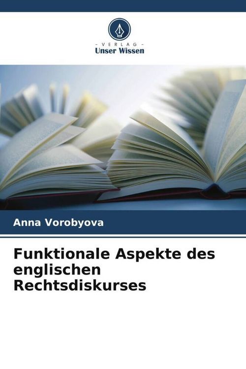 Produktbild: Funktionale Aspekte des englischen Rechtsdiskurses