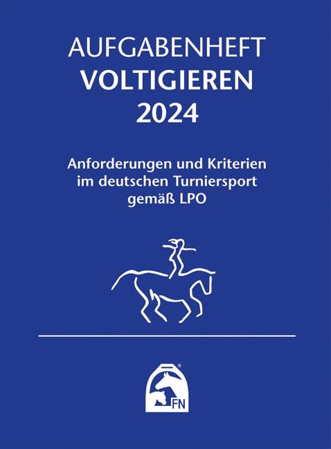 Produktbild: Aufgabenheft &ndash; Voltigieren 2024