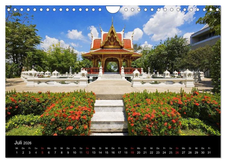 Produktbild: Sch&ouml;nes Thailand (Wandkalender 2026 DIN A4 quer), CALVENDO Monatskalender