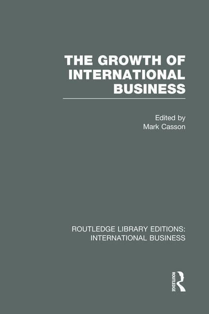 Produktbild: The Growth of International Business