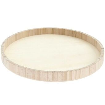 Produktbild: Holztablett natur, &Oslash; 30 cm