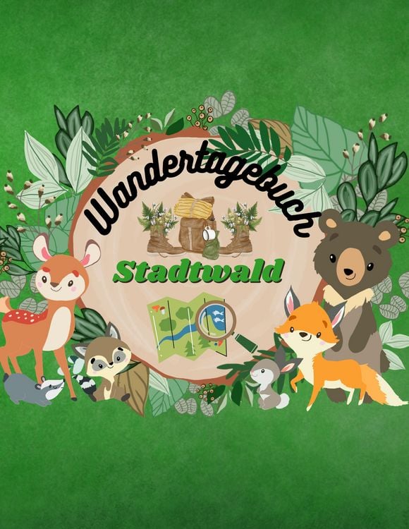 Produktbild: Wandertagebuch Stadtwald f&uuml;r Kinder Wanderbuch