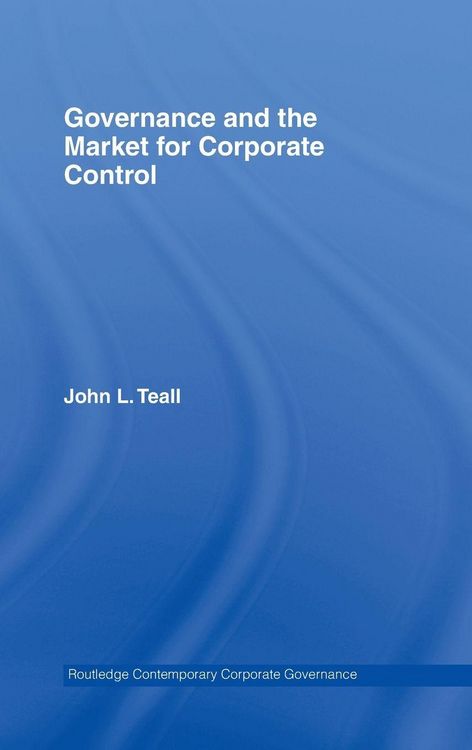 Produktbild: Governance and the Market for Corporate Control