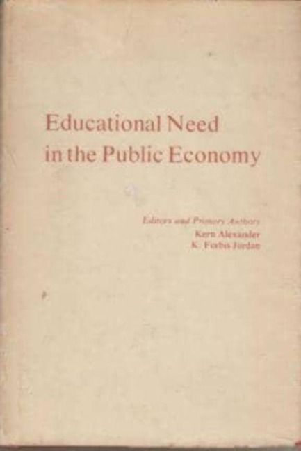 Produktbild: Educational Need in the Public Economy