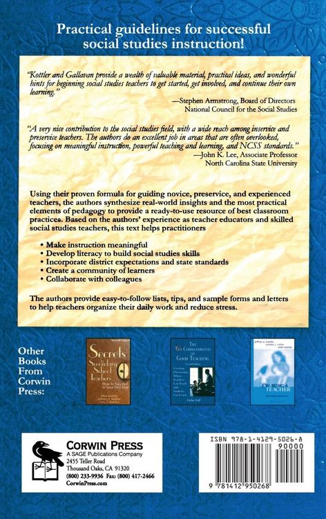 Produktbild: Secrets to Success for Social Studies Teachers