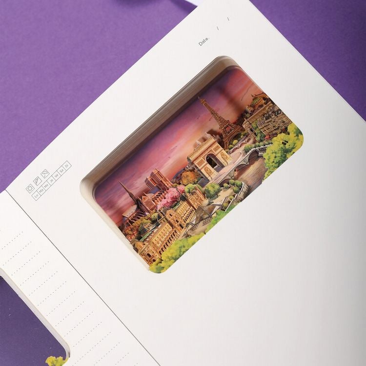 Produktbild: Notizbuch 3D Paris