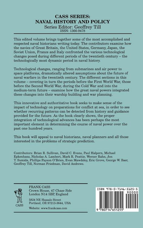 Produktbild: Technology and Naval Combat in the Twentieth Century and Beyond