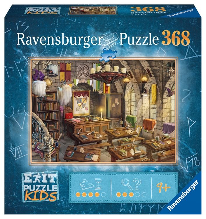 Produktbild: EXIT Puzzle Kids Ravensburger In der Zauberschule 368 Teile