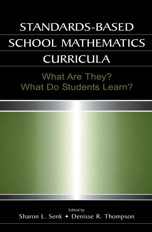 Produktbild: Standards-based School Mathematics Curricula