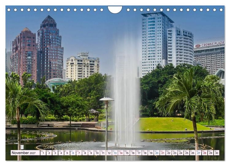 Produktbild: Malaysia &ndash; Between Rainforest, Temples and the Skyline of Kuala Lumpur (Wall Calendar 2027 DIN A4 landscape), CALVENDO 12 Month Wall Calendar