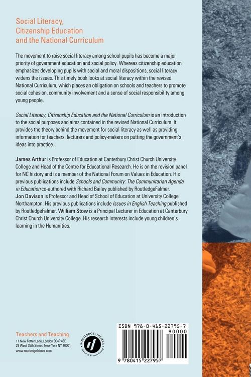 Produktbild: Social Literacy, Citizenship Education and the National Curriculum