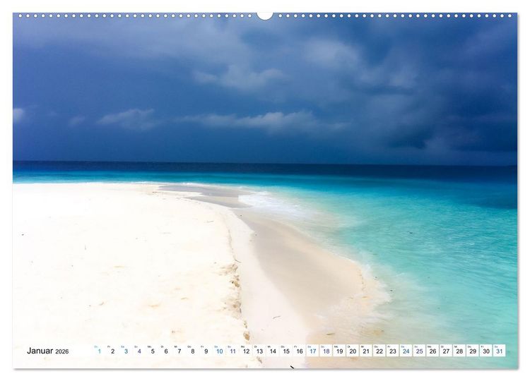 Produktbild: MALEDIVEN Wunderwelt (hochwertiger Premium Wandkalender 2026 DIN A2 quer), Kunstdruck in Hochglanz