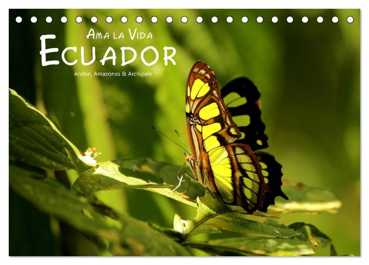 Produktbild: Ama la Vida Ecuador (Tischkalender 2026 DIN A5 quer), CALVENDO Monatskalender