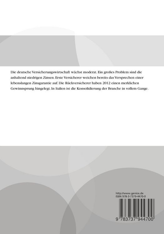 Produktbild: Branchenreport Versicherungen