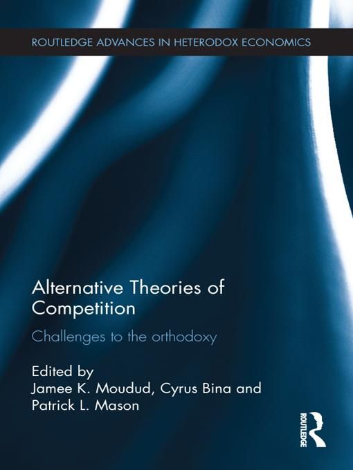 Produktbild: Alternative Theories of Competition