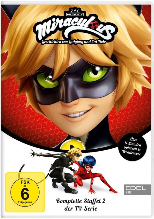 Produktbild: Miraculous - Geschichten von Ladybug und Cat Noir - Staffelbox 2 [3 DVDs]