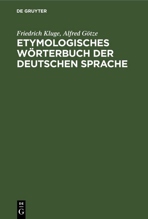 Produktbild: Etymologisches W&ouml;rterbuch der deutschen Sprache