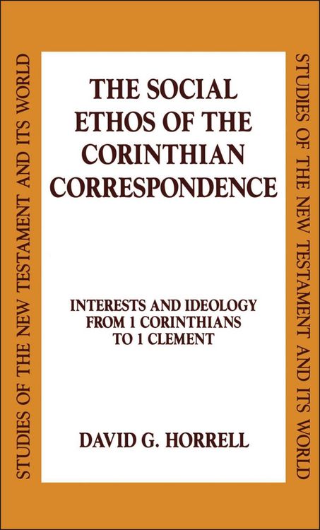 Produktbild: The Social Ethos of the Corinthian Correspondence