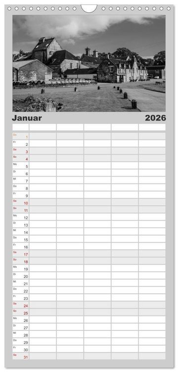 Produktbild: Familienplaner 2026 - Schottischer Whisky mit 5 Spalten (Wandkalender, 21 x 45 cm) CALVENDO