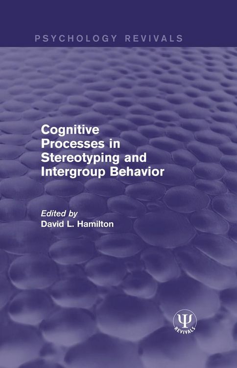 Produktbild: Cognitive Processes in Stereotyping and Intergroup Behavior