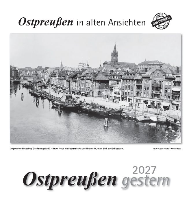 Produktbild: Ostpreu&szlig;en gestern 2027