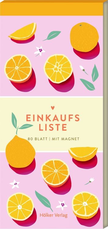 Produktbild: Einkaufsliste - Orangen (K&uuml;chenpapeterie)