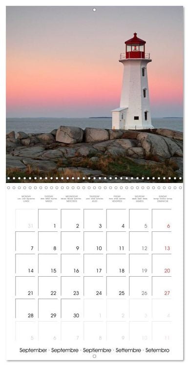 Produktbild: Canada-Est (Calendrier mural carr&eacute; 2026 30x30 cm) Calendrier double avec une page pour vos prises de notes