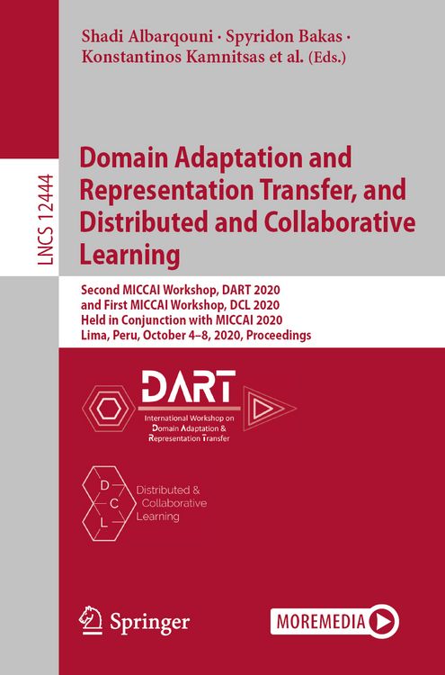 Produktbild: Domain Adaptation and Representation Transfer, and Distributed and Collaborative Learning
