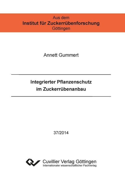 Produktbild: Integrierter Pflanzenschutz im Zuckerrübenanbau