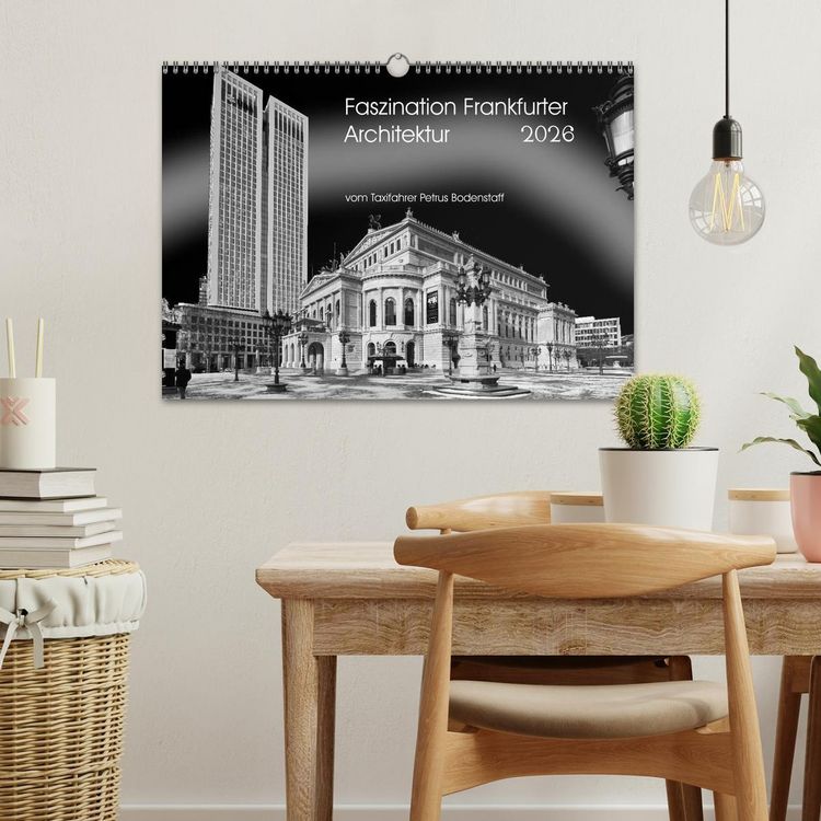 Produktbild: Faszination Frankfurter Architektur (Wandkalender 2026 DIN A3 quer), CALVENDO Monatskalender