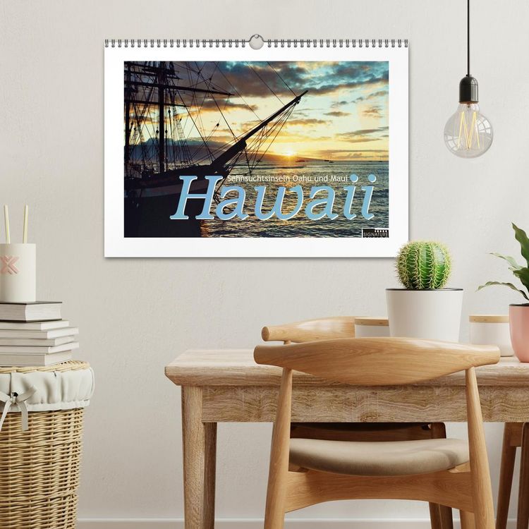 Produktbild: Hawaii - Sehnsuchtsinseln Oahu und Maui (Wandkalender 2026 DIN A3 quer), CALVENDO Monatskalender