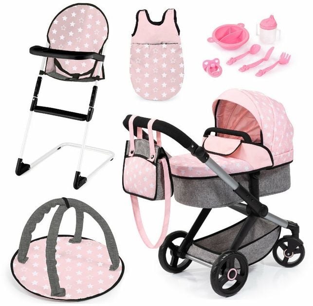 Kombi-Puppenwagen Xeo Deluxe Set kaufen