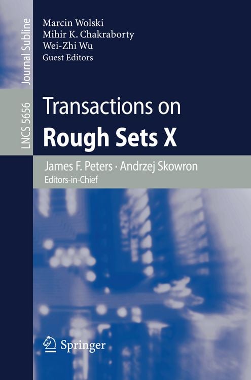 Produktbild: Transactions on Rough Sets X