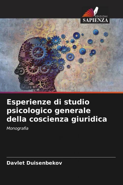 Produktbild: Esperienze di studio psicologico generale della coscienza giuridica