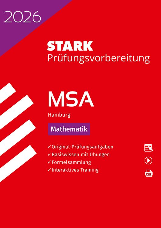 Produktbild: STARK Mathematik - MSA 2026 Hamburg - Prüfungsvorbereitung